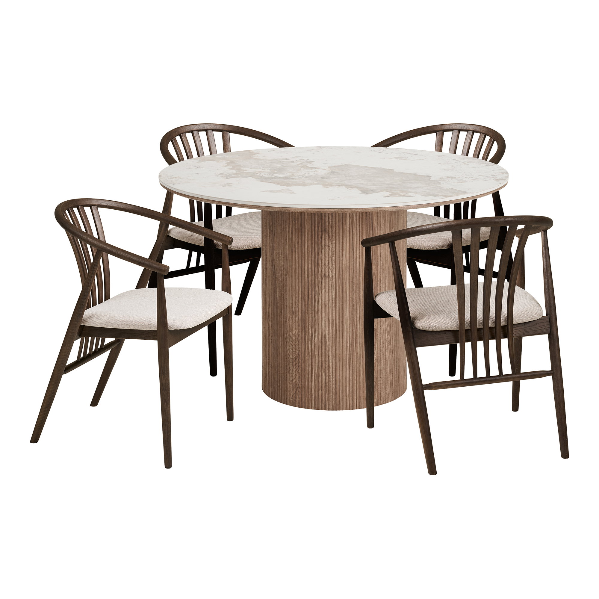 Athens and Agustin Dining Set