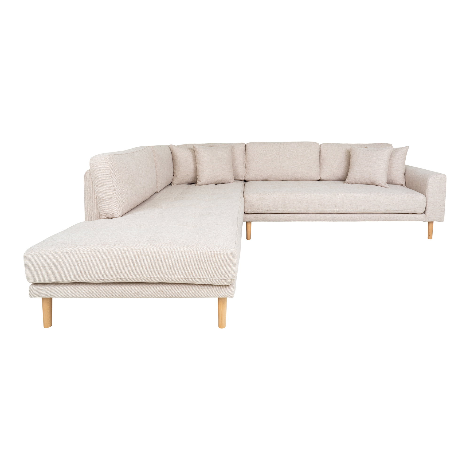 Lido Kampinė sofa su atviru galu